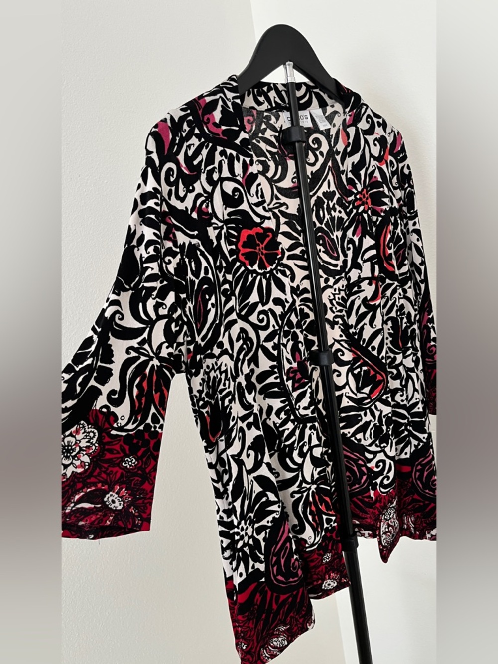 ✈️ Chico’s Travelers Jacket/Cardigan 🖤 Luxe Travel Chic + Effortless Style - Picture 6 of 14